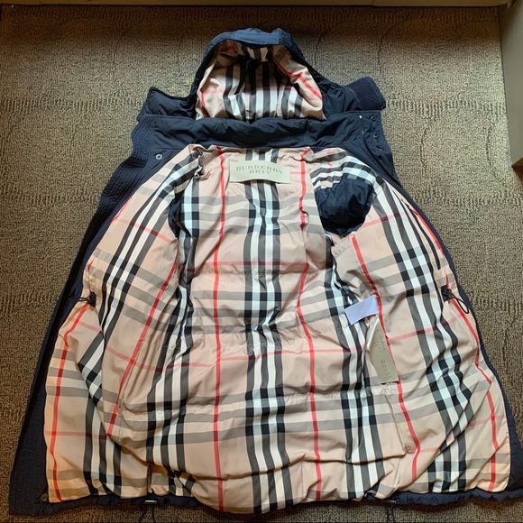 BURBERRY - Duck filled down hooded coat, S - Picture 3 of 9